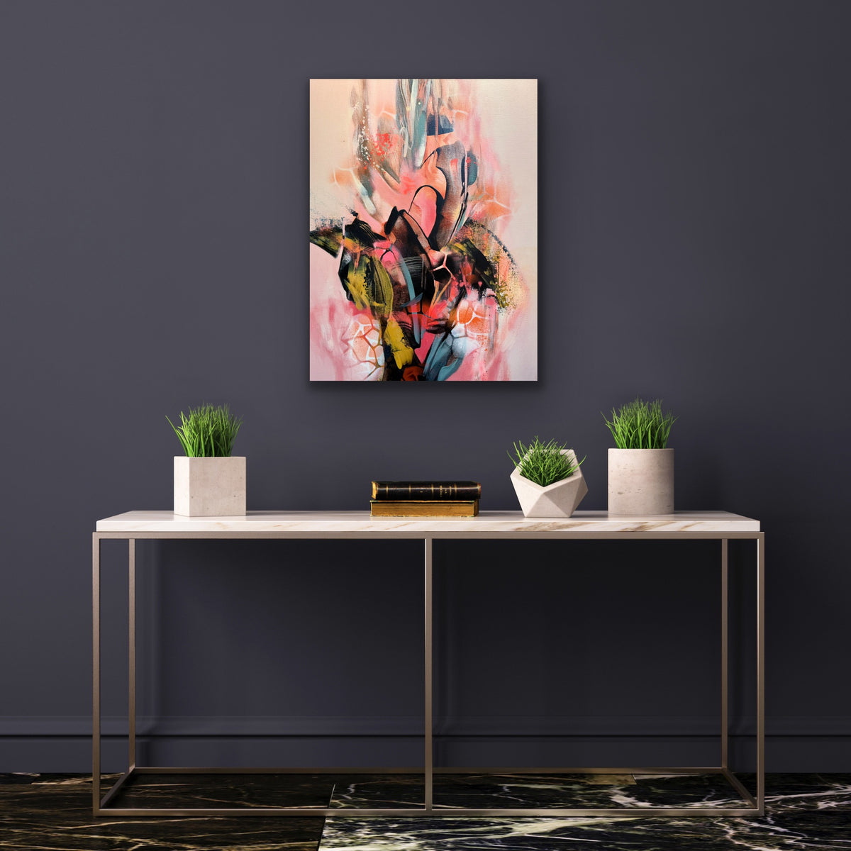 Between Dreams, Tangerines 24" x 18"