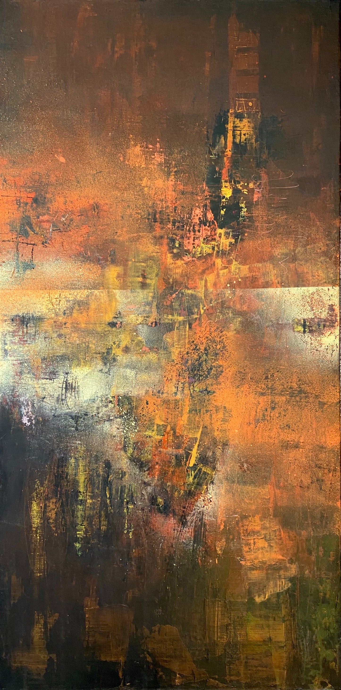 Tokyo Sunrise 30" x 15"
