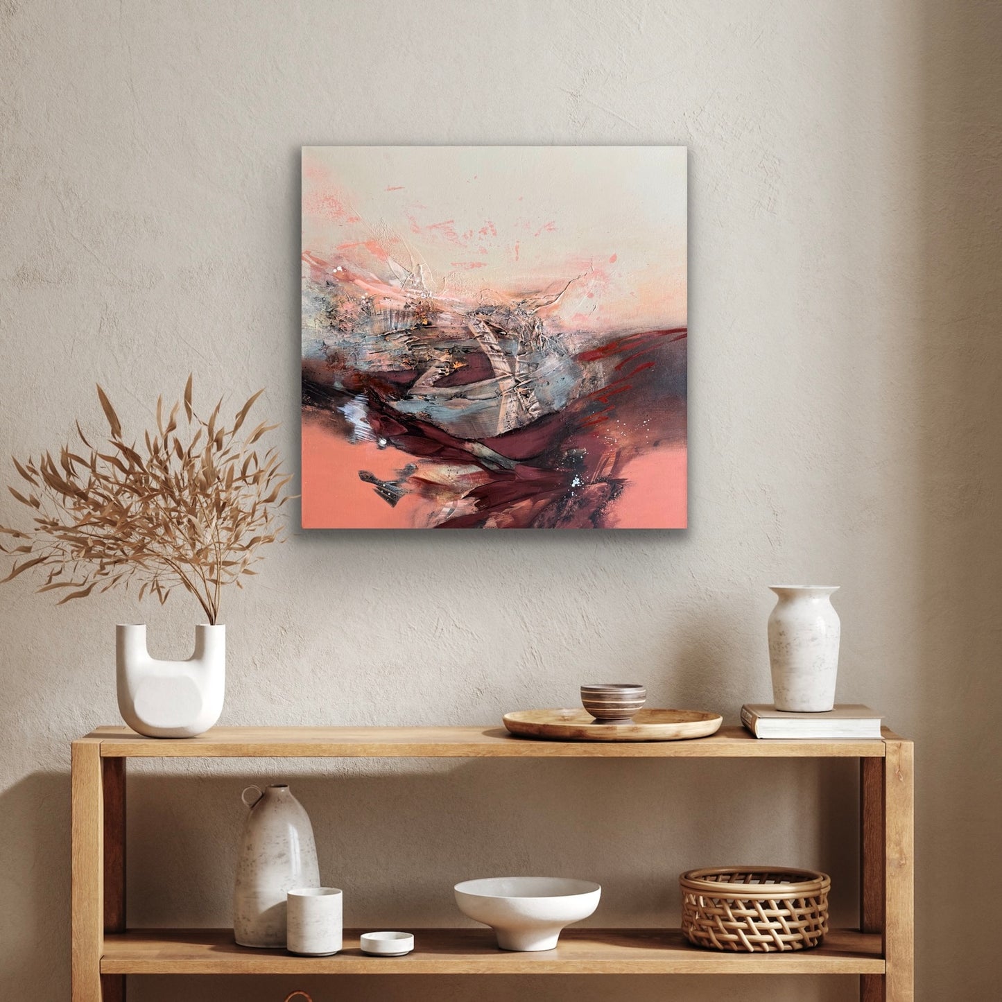 Let's Talk Pyramids 24" x 24"