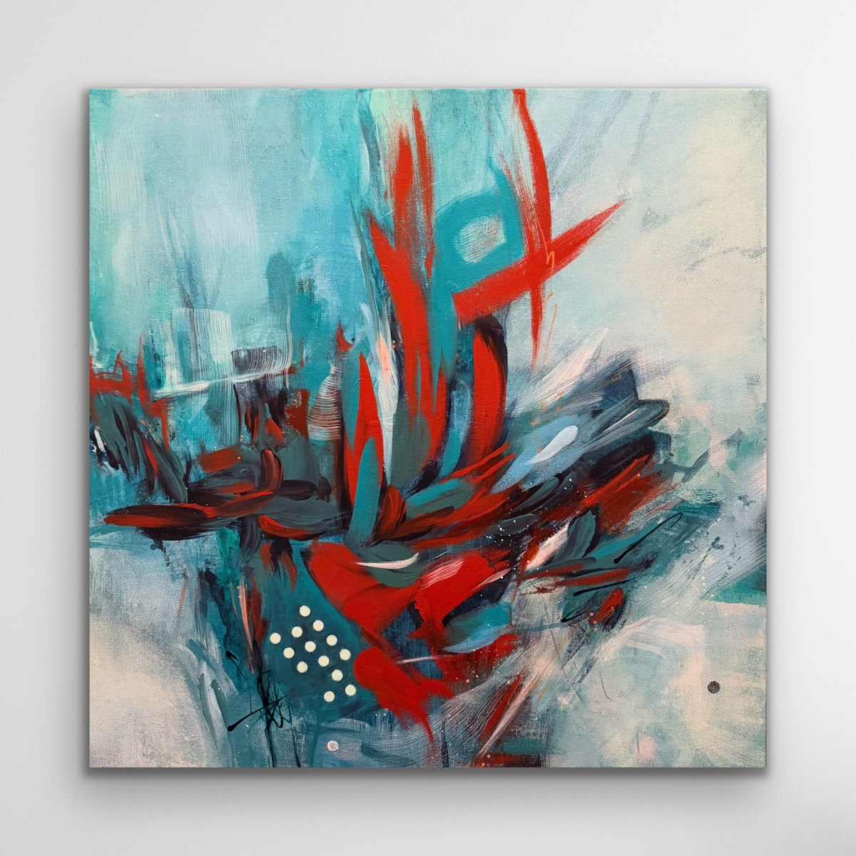 Calico 24" x 24"