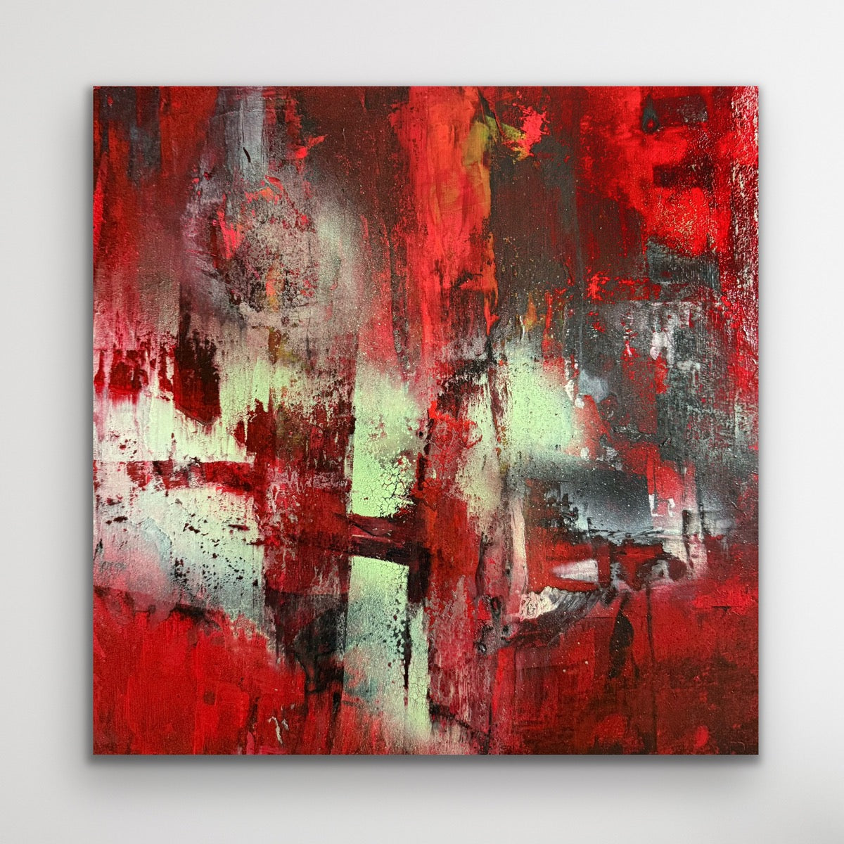 In The Heat of The Moment 12" x 12"