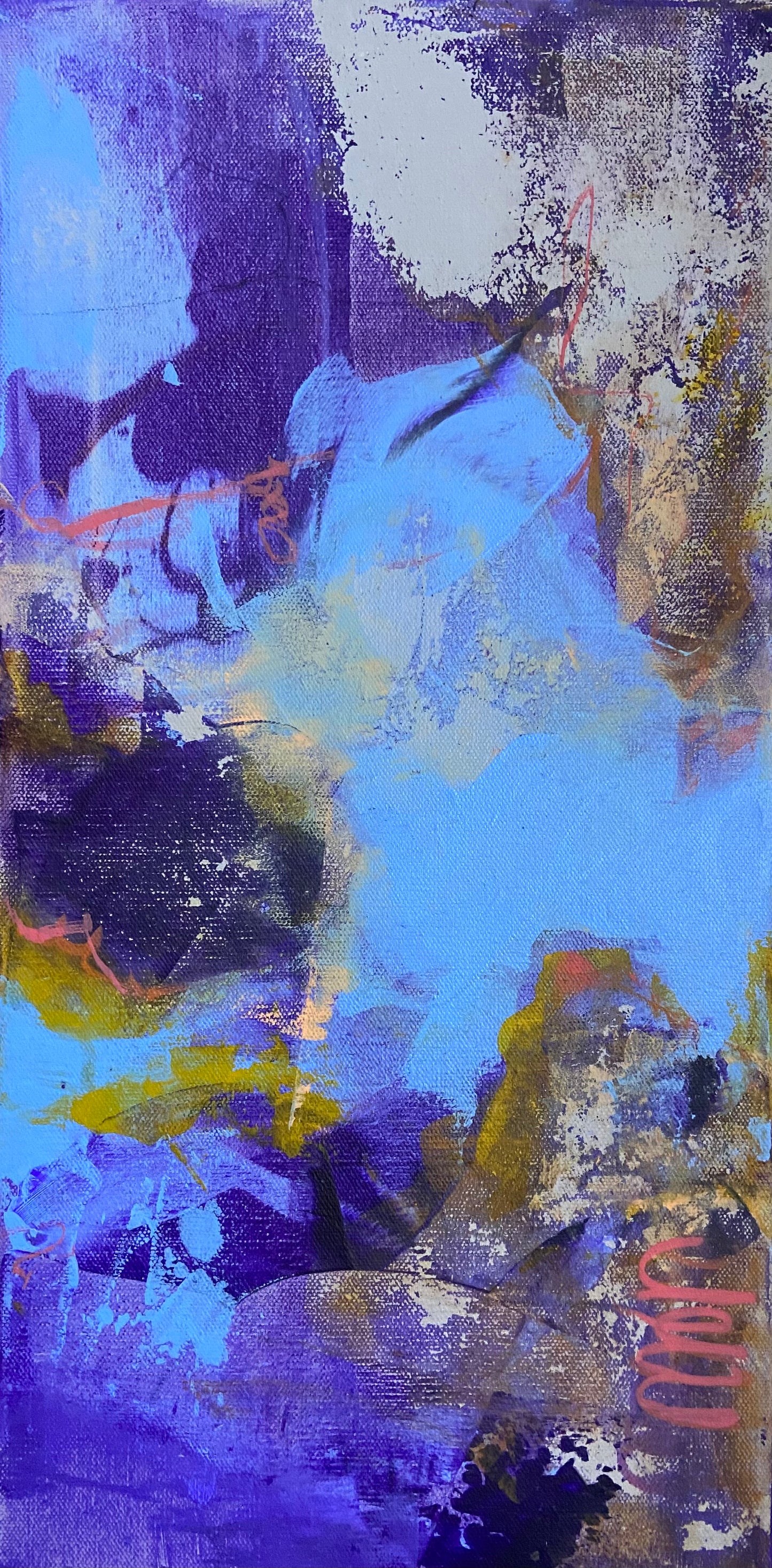 Once In a Blue Moon 20" x 10"