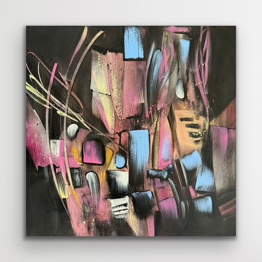 Flying or Falling, 20" x 20"