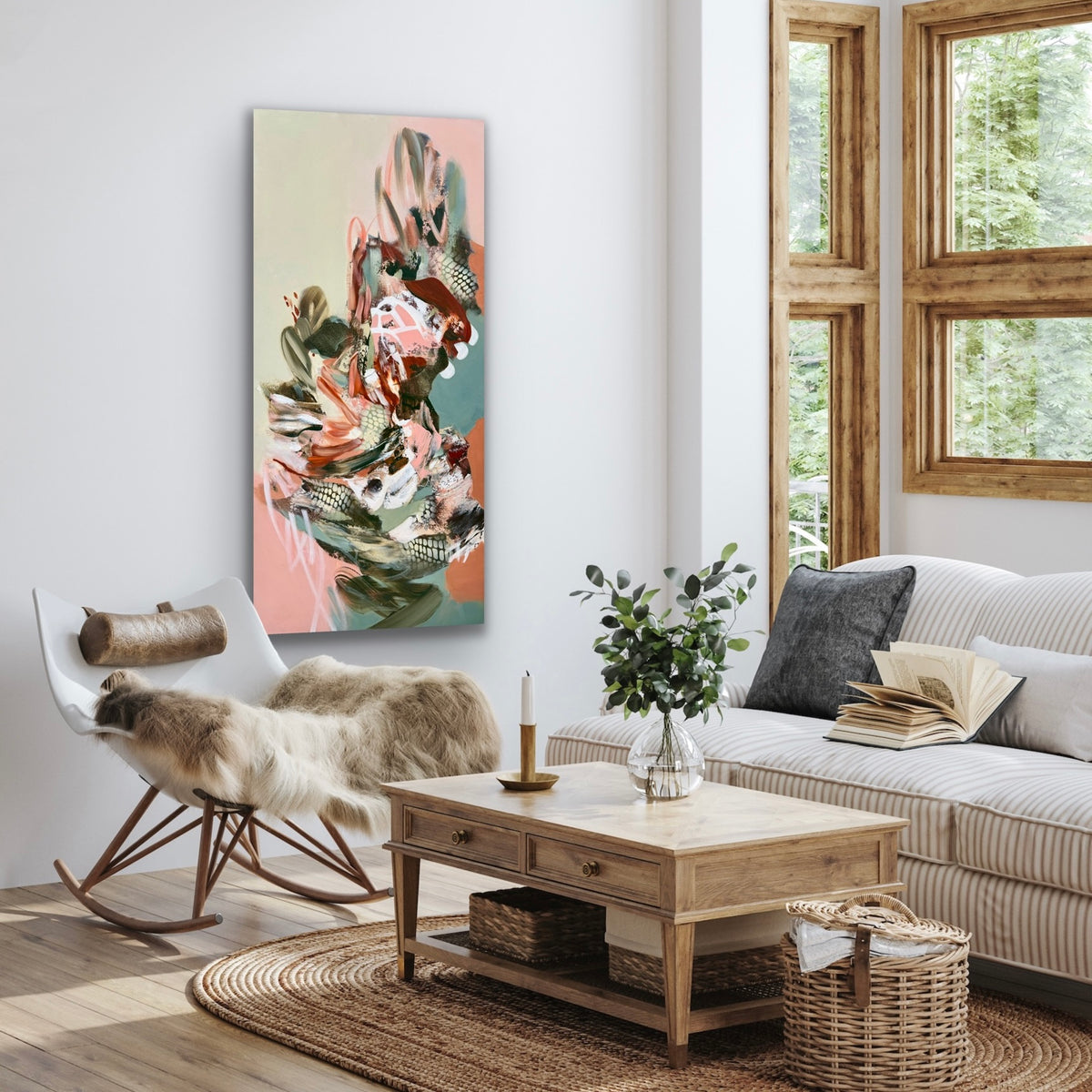 Life In The Desert  48" x 24"