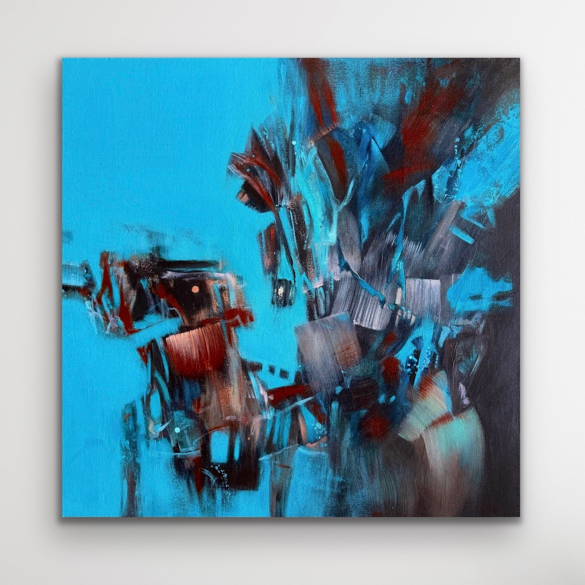 Tending To The Moment  24" x 24"