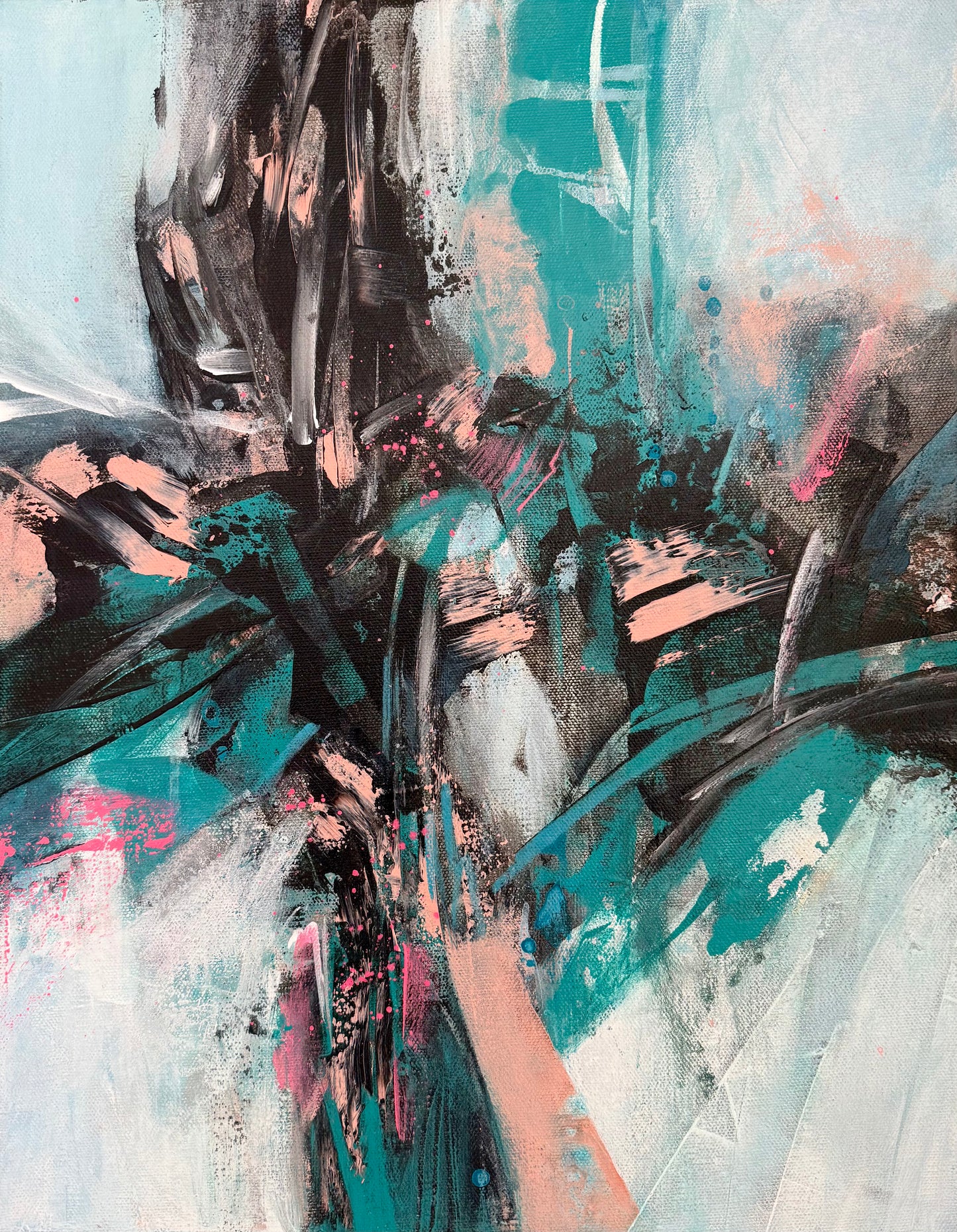 Siren and The Sea  14" x 18"