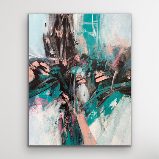 Siren and The Sea  14" x 18"