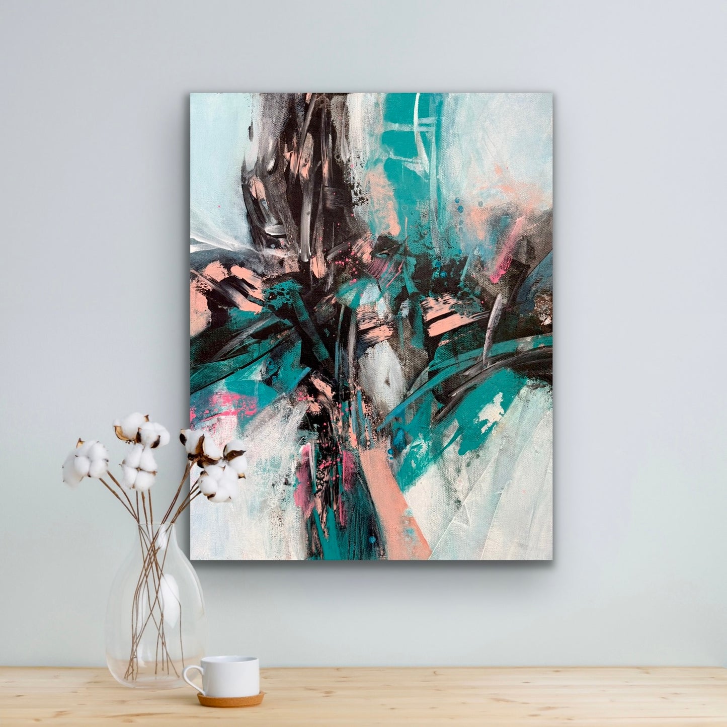 Siren and The Sea  14" x 18"