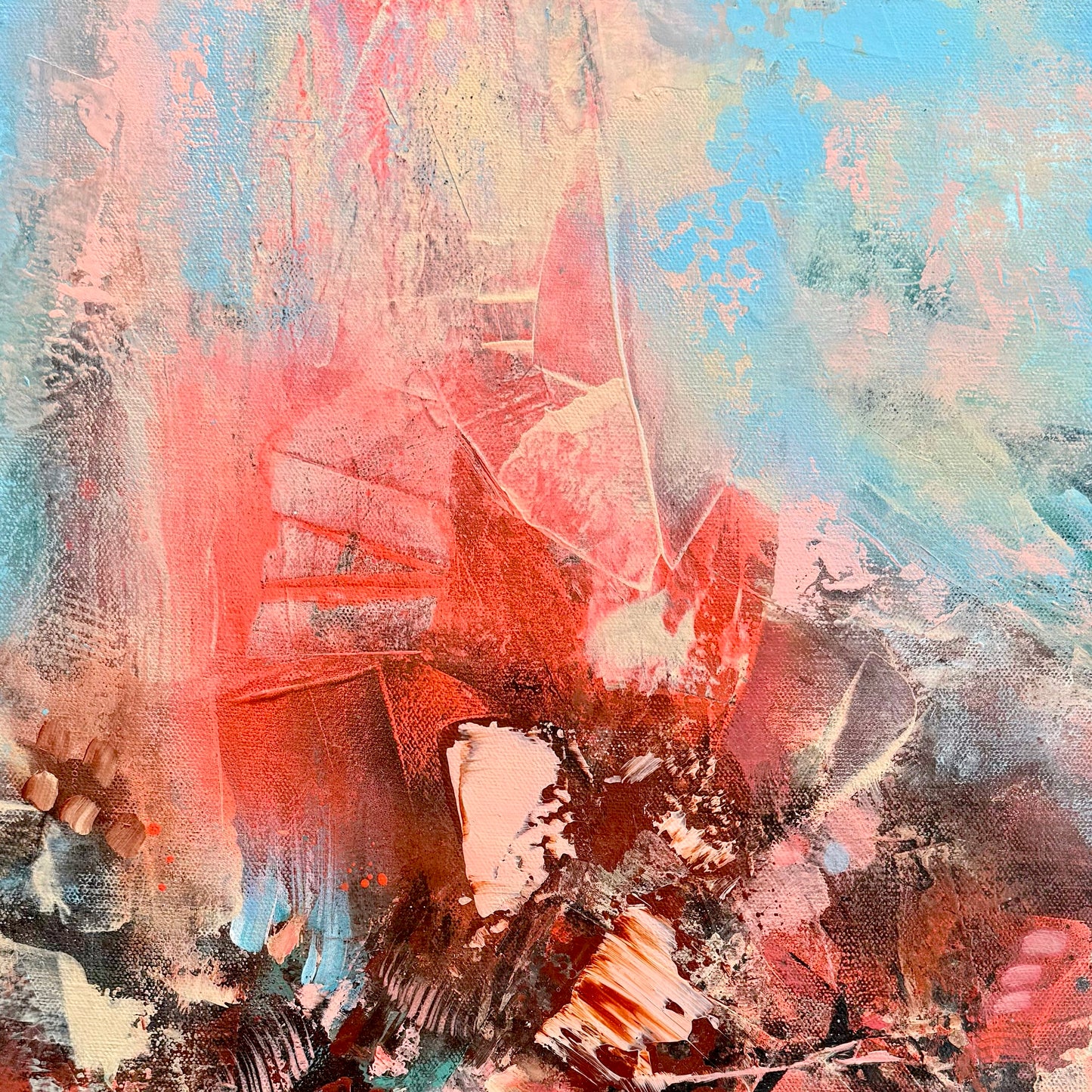 It's Sunrise and I'm Still Awake  24' x 18"