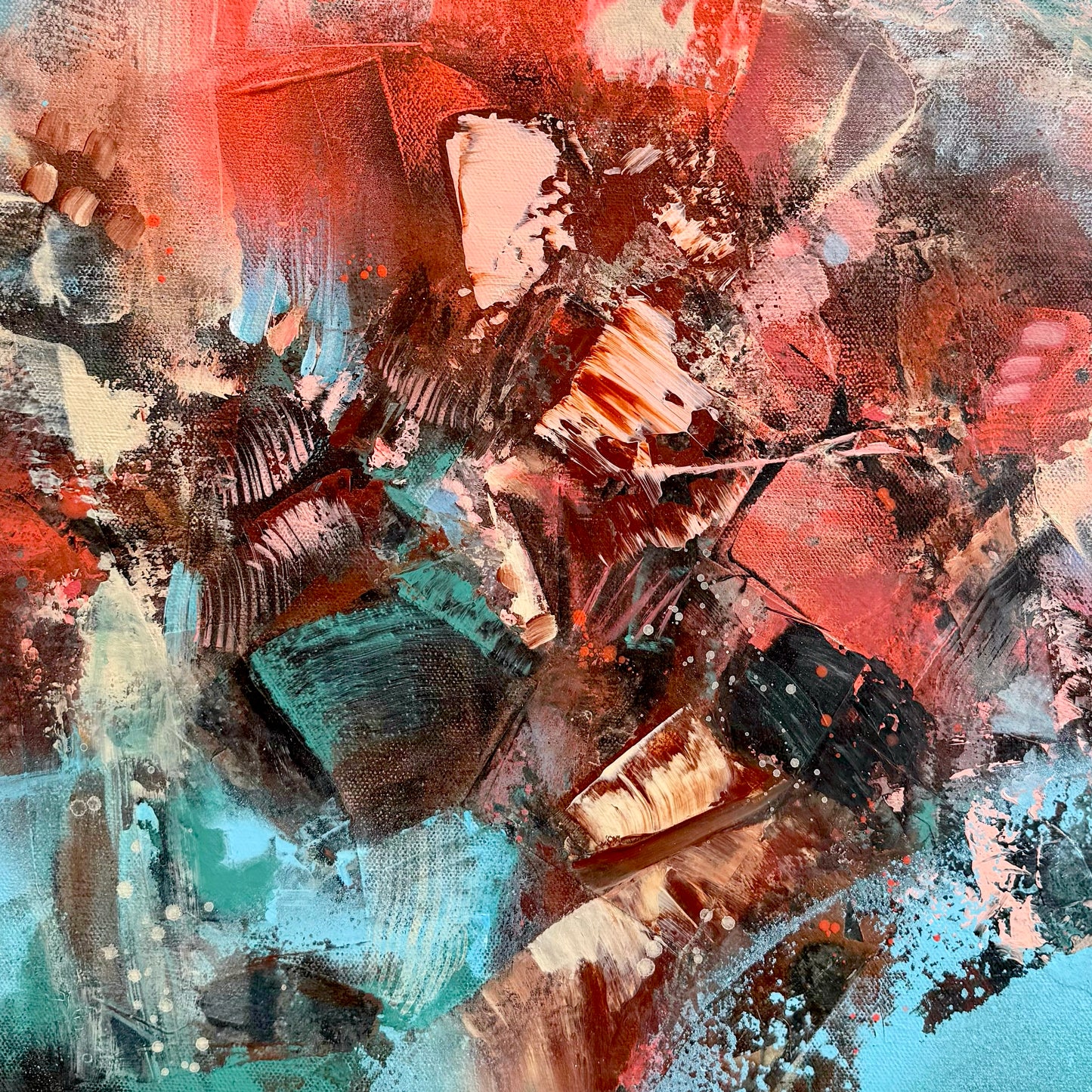 It's Sunrise and I'm Still Awake  24' x 18"