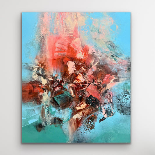 It's Sunrise and I'm Still Awake  24' x 18"