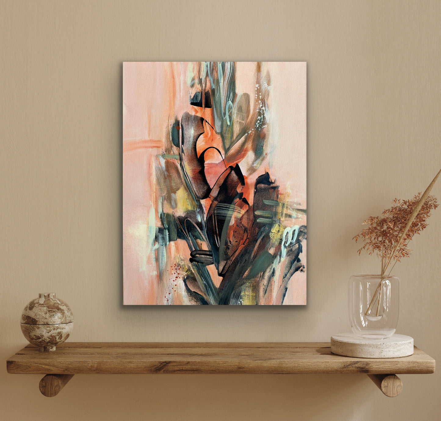 Between Dreams, Tangerines 24" x 18"