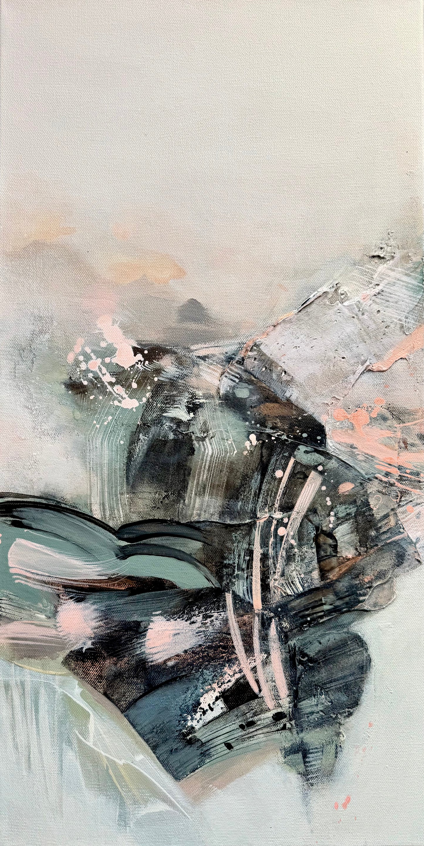 Almost Awake 24" x 12"