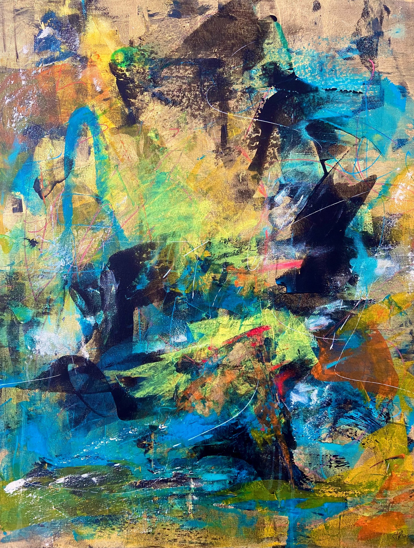 Wild Love 30" x 24"