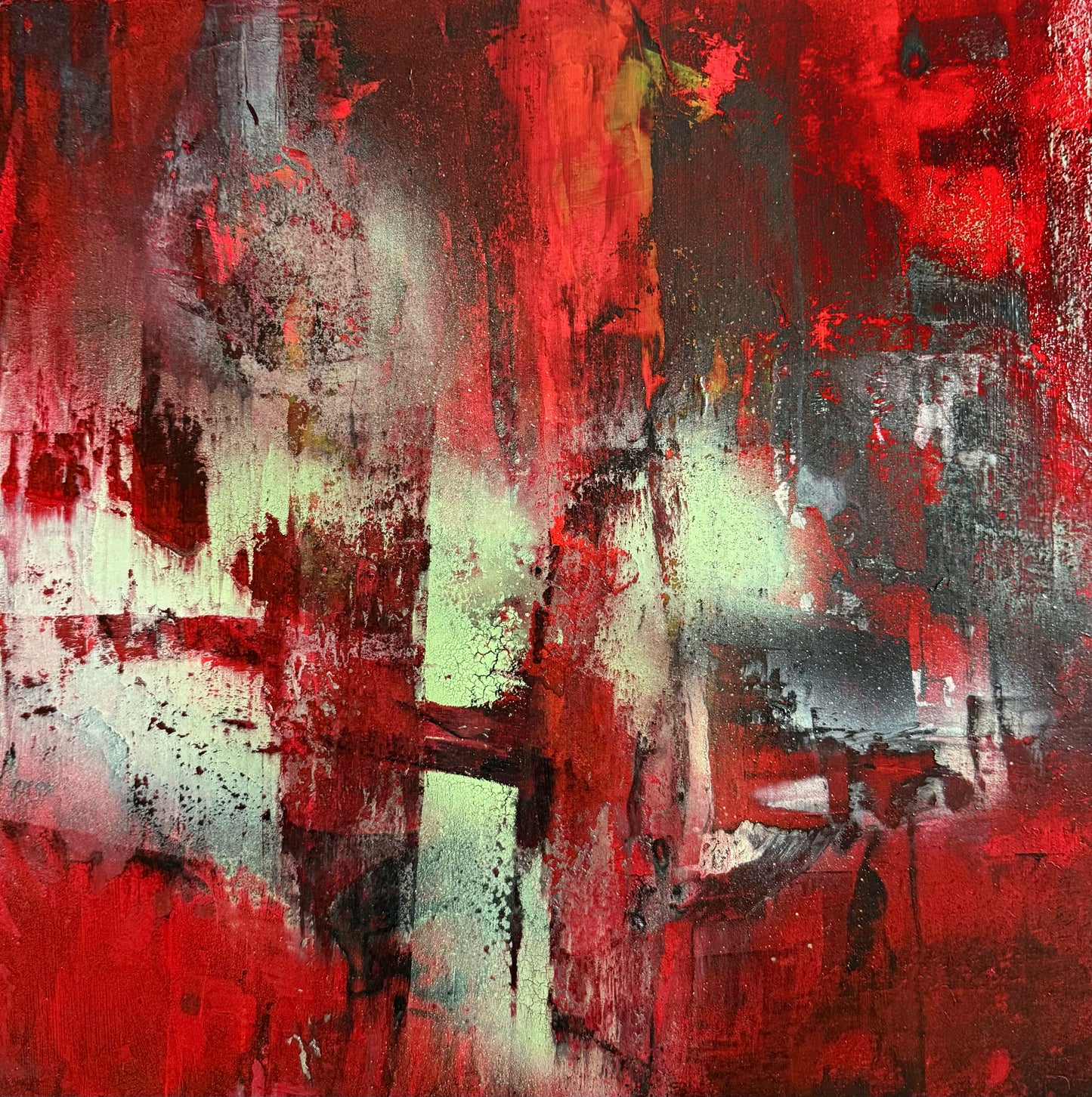 In The Heat of The Moment  12" x 12"